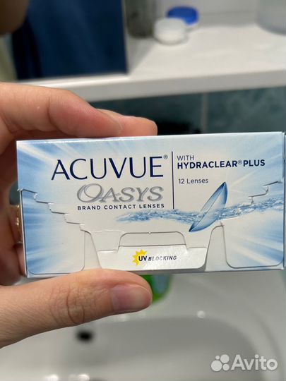 Линзы контактные acuvue oasys 3,75