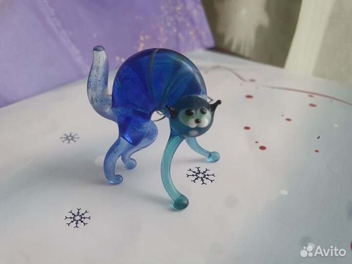 Стеклянные фигурки животных