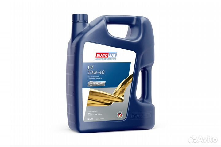 Моторное п/с масло Eurolub GT 10W40 SL/CF A3/B4 5л