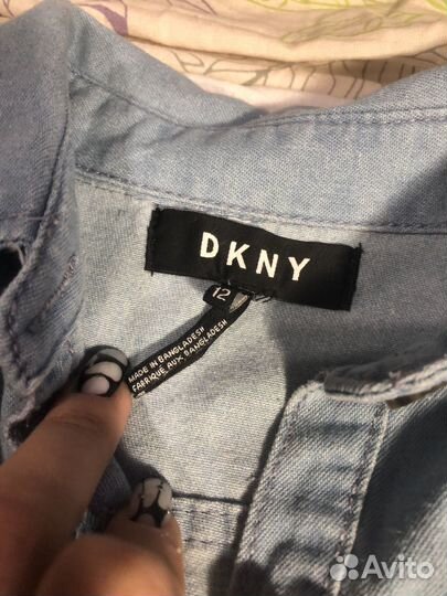 Джинсовое платье dkny для девочки