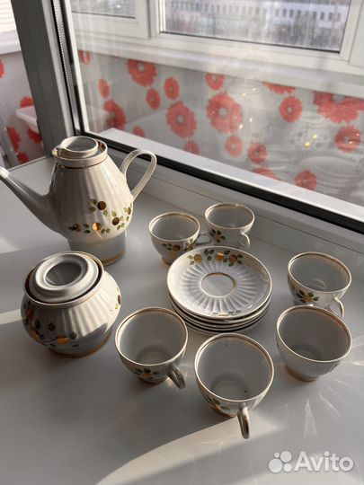 Кофейный сервиз минский фарфоровый завод