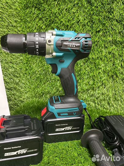 Шуруповерт для ледобура heimerdinger с 2 акб 6 Ач