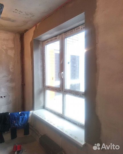 Двухстворчатое пластиковое окно на заказ