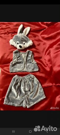 Новогодний костюм зайчик