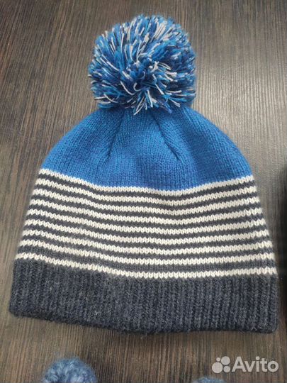 3 шапки пакетом, Mothercare, baby go 44-46-48