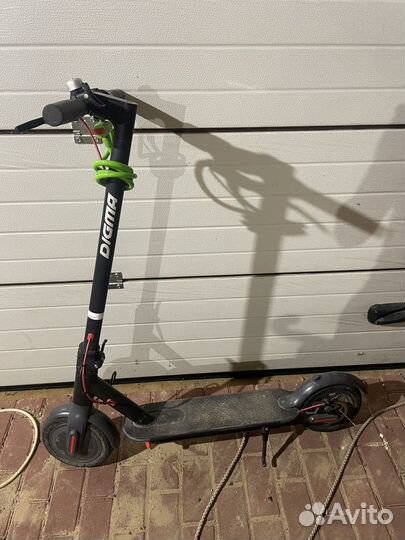 Электросамокат digma HF8.5-4, до 120 кг, черный