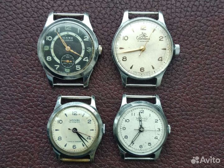 Редкие наручные механические часы СССР