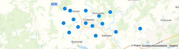 На карте