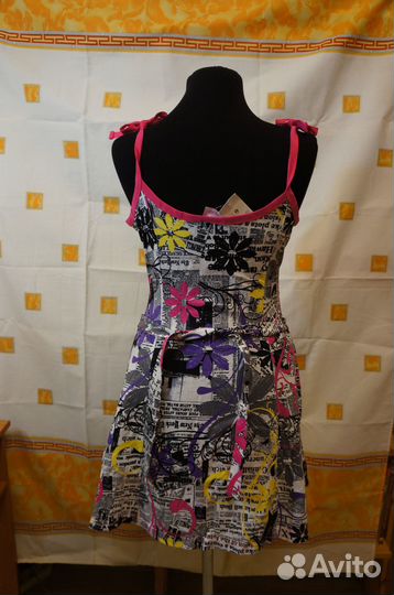 Сарафан халат S (42-44) на молнии