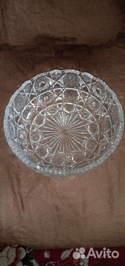 Ваза хрустальная Советских времён