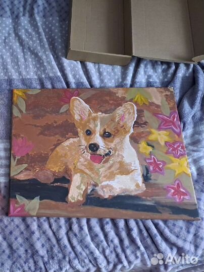 Картина акрилом на холсте