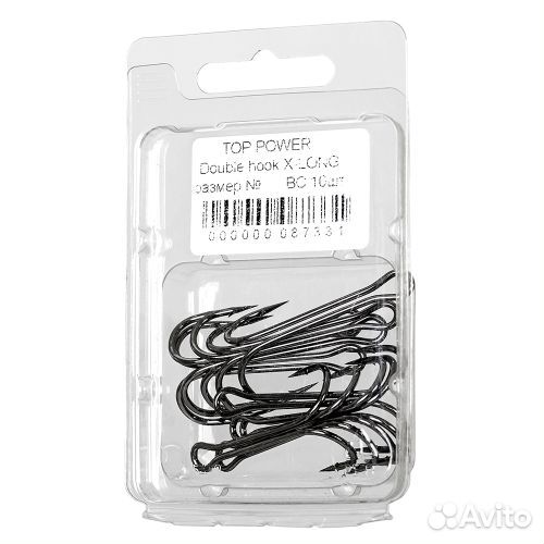 Крючки Top Power Double Hooks EX-Long №1/0