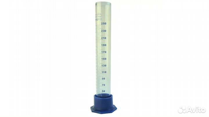 Цилиндр мерный 250 мл, стекло