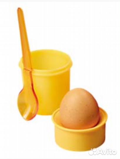 Tupperware Контейнер/Подставка для Яйца с Ложечкой