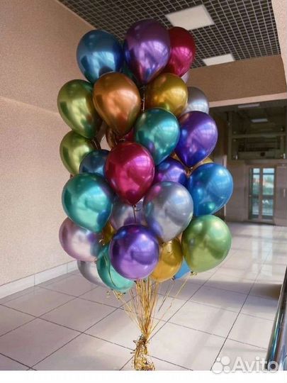 Шары 100шт хром