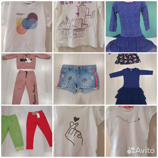 Одежда большим пакетом, р.116/122