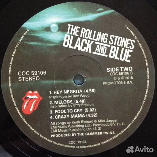 Винил The Rolling Stones – Black And Blue