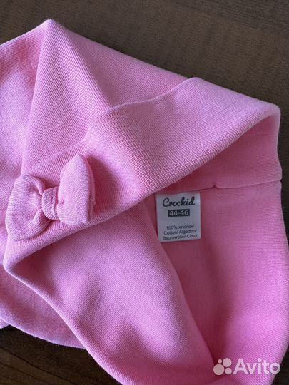 Шапка для девочки до года