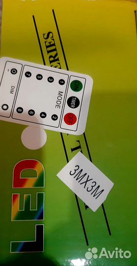 Гирлянда штора с пультом