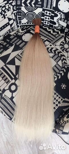 Волосы 55 см+наращивание