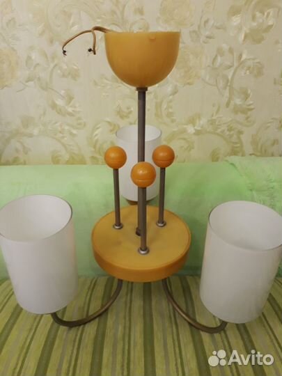 Люстра 3-х рожковая ретро СССР