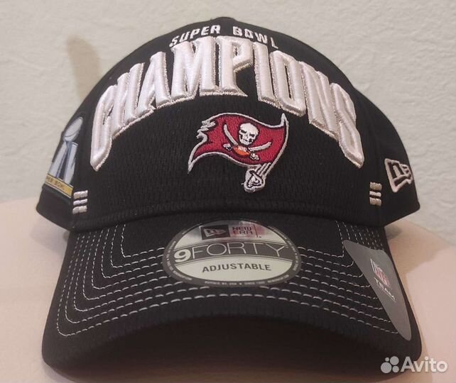 Кепка бейсболка нфл Тампа Бэй Буканерес Чемпионы