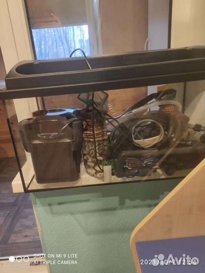 Аквариум с оборудованием, 50 литров