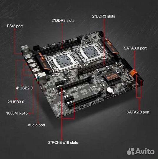 Huanan x79 2cpu 2680 v2 64 gb 1060 6gb armor