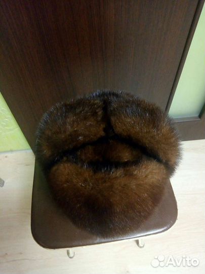 Мужская шапка формовка норковая.Р-р 58-59