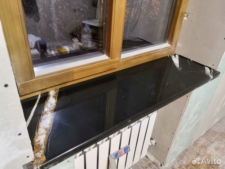 Подоконники из мрамора, гранита, травертина