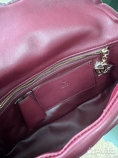 Сумка Gucci бордовая
