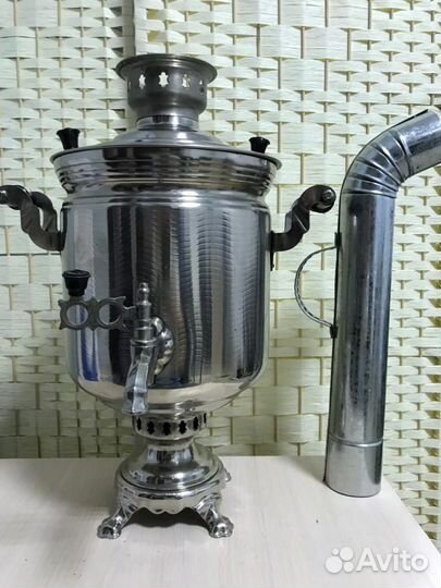 Самовар СССР на дровах Новый