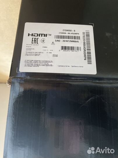 Монитор LG UltraGear 27gn950-b 4K 144 Гц