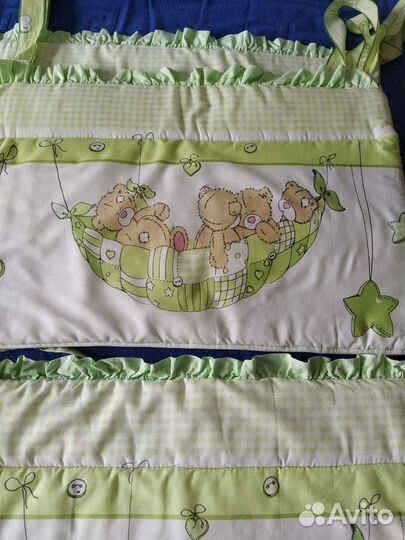 Бортики и балдахин в кроватку