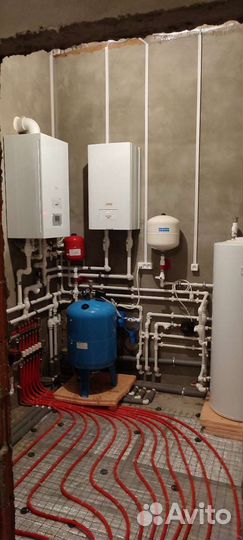 Монтаж отопления, электромонтаж