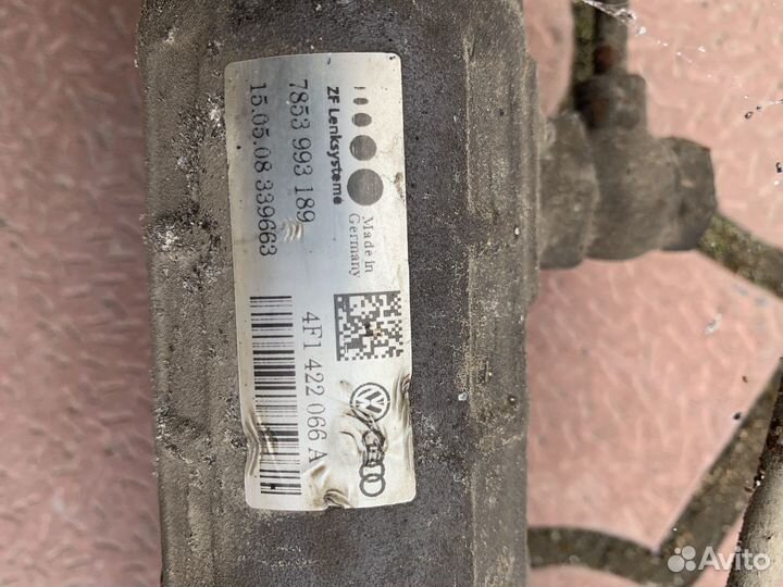 Рулевая рейка audi a6 с6