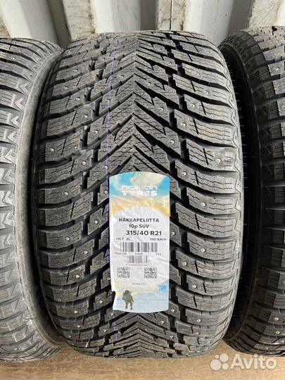 Nokian Tyres Hakkapeliitta 10p SUV 275/45 R21 и 315/40 R21 115T