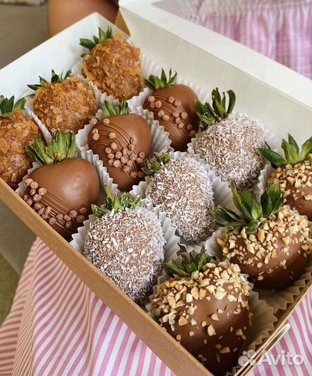 Клубника в шоколаде Сладкий Букет из клубники