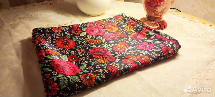 Ткань креп сатин СССР винтаж