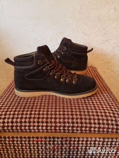 Ботинки муж нат кожа утепленные 43 р
