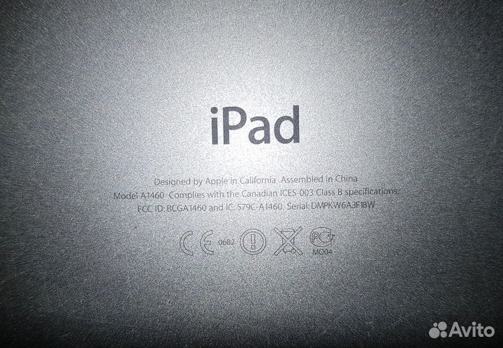 Планшет Apple iPad 4 32GB A1460 SIM