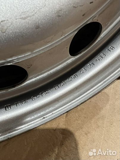 Штампованные диски r15 4x100