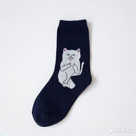 Носки новые с котом RipNdip