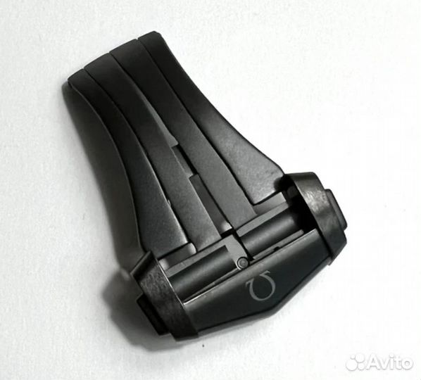 Чёрная клипса для часов Omega 20мм Оригинал