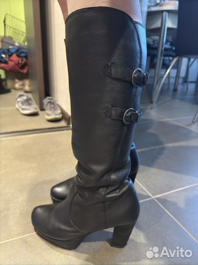 Сапоги женские зимние натуральная кожа