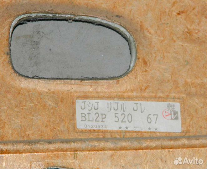 Обшивка двери задней правой Mazda 323F BJ