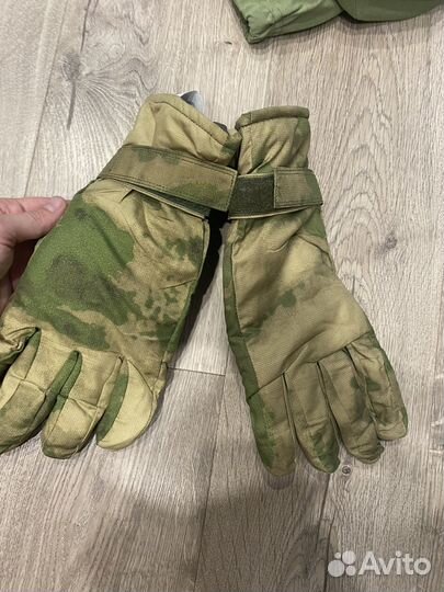 Уставные зимние перчатки мох