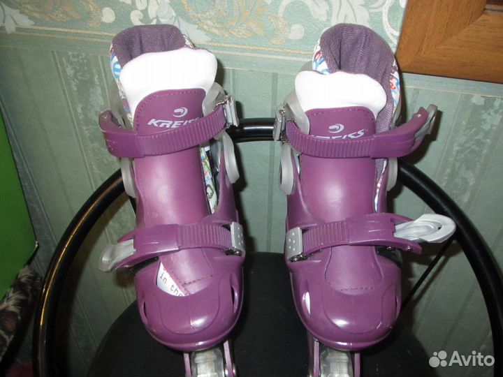 Коньки роликовые и защита, детские