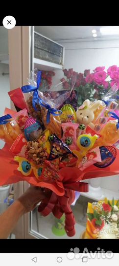 Мужские, детские букеты