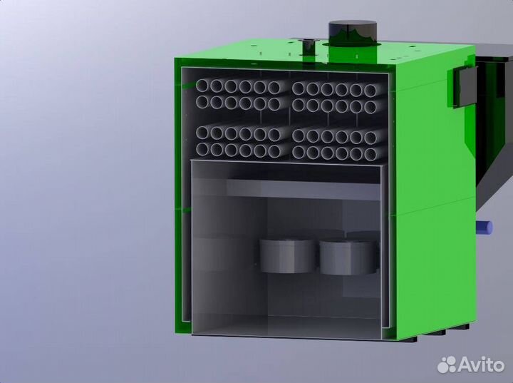 Отопительный пеллетный котел вскз дуо 800